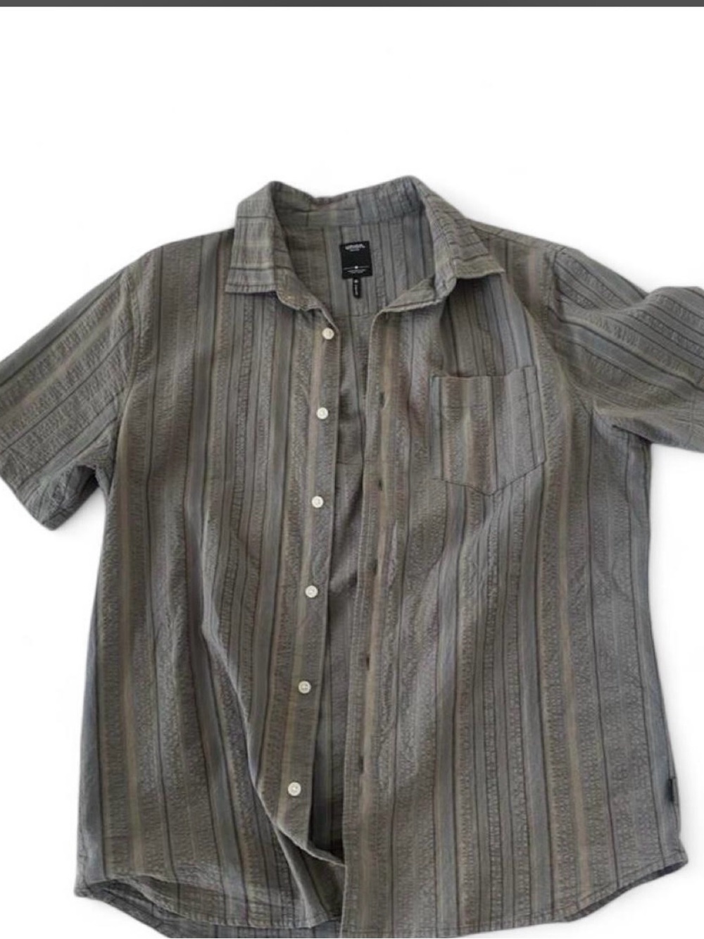 UNIONBAY Men’s Short-Sleeve Button-Down Shirt - Gray